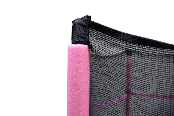 Trampolin - 140 cm - med sikkerhedsnet - pink