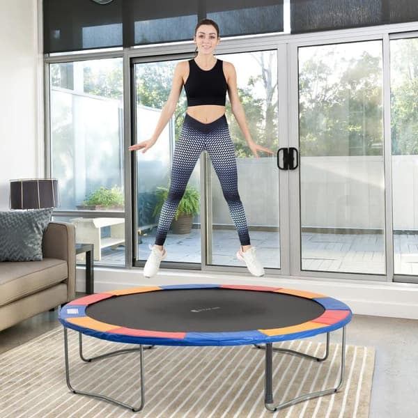 Rootz Trampolin Fælg Cover - Kant Cover - Vejrbestandig - Farverig - 366 Cm