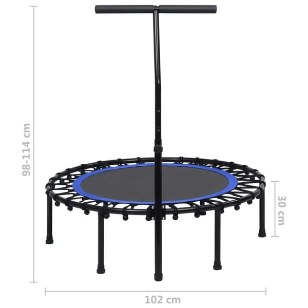 Studsmatta med handtag 102 cm