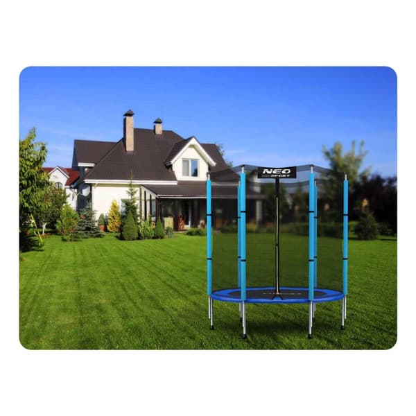 Trädgårdstrampolin för barn 140 cm 4,5 fot Neo-Sport