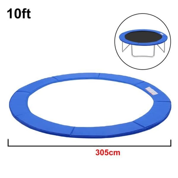 Trampolin säkerhetskudde - LZQ - 305 cm - Antirivning - Vattentät PVC - EPE vadderad