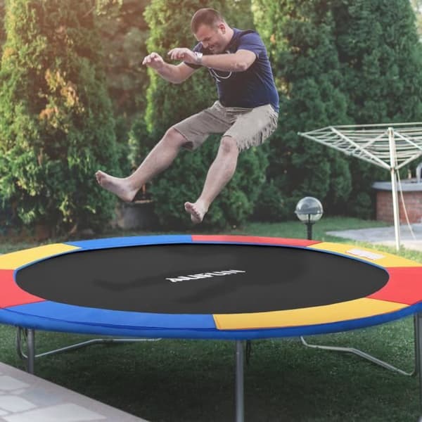 XMTECH PE studsmatta presenning - studsmatta skyddande presenning - 305 cm skyddande täckfärg