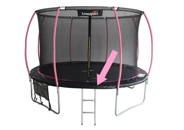 Fjederbetræk til Sport Max 6ft Trampolin Sort og Pink