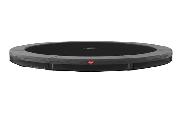 BERG Favorit InGround Trampolin - 430 cm - Rund - Grå - Gold Solospring