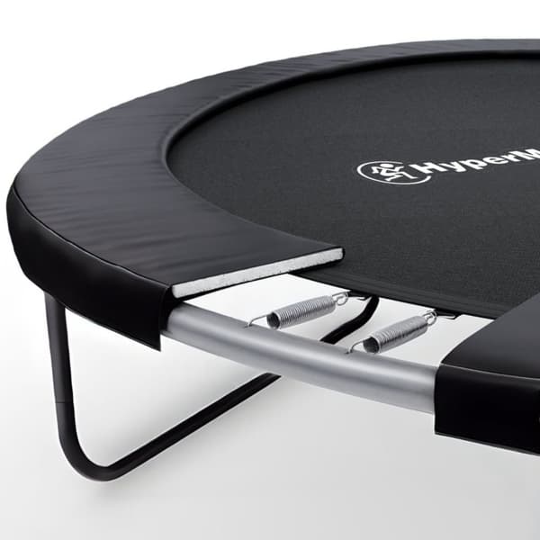 HyperMotion barntrampolin 3+med stege och inomhusgaller för hem och trädgård, lekredskap för barn, barntrampolin,366 cm 12FT