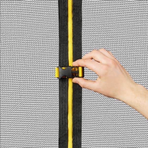 HyperMotion barntrampolin 3+med stege och inomhusgaller för hem och trädgård, lekredskap för barn, barntrampolin,366 cm 12FT