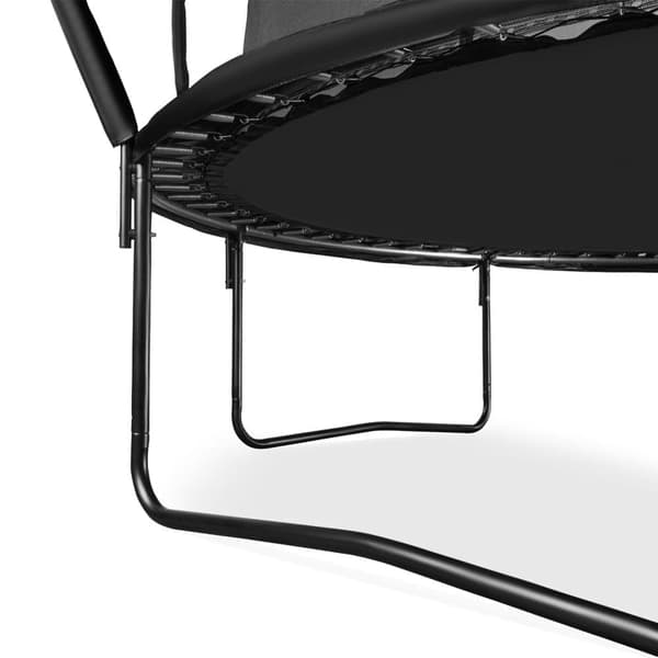 HyperMotion barntrampolin 3+, trampolin med stege och inomhusgaller för hem och trädgård, lekredskap, barntrampolin,487 cm 16FT