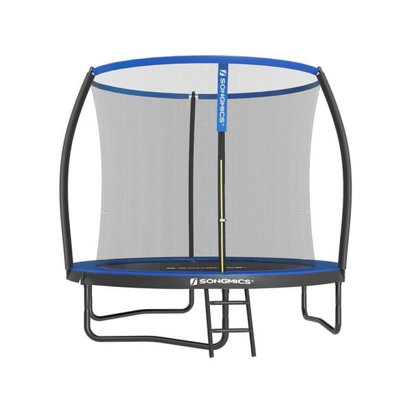 Rootz 244cm trampoliinisetti - Hyppylaite - Pomppimisvälineet - Galvanoitu teräs - Turvaverkko - UV-kestävä - 244cm x 59cm x 244cm