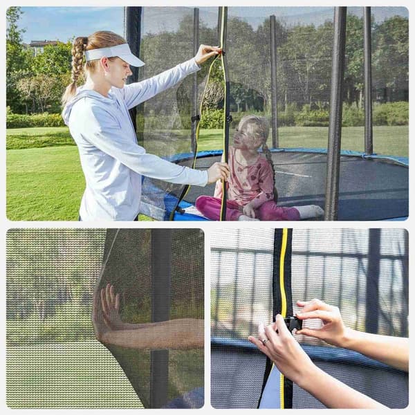 Rootz udendørs trampolin 183 cm - Havetrampolin - Børnetrampolin - Forbedrede sikkerhedsfunktioner - Materialer med høj holdbarhed - 183 cm diameter -