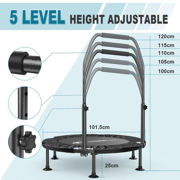 40" Hopfällbar Fitness Trampolin