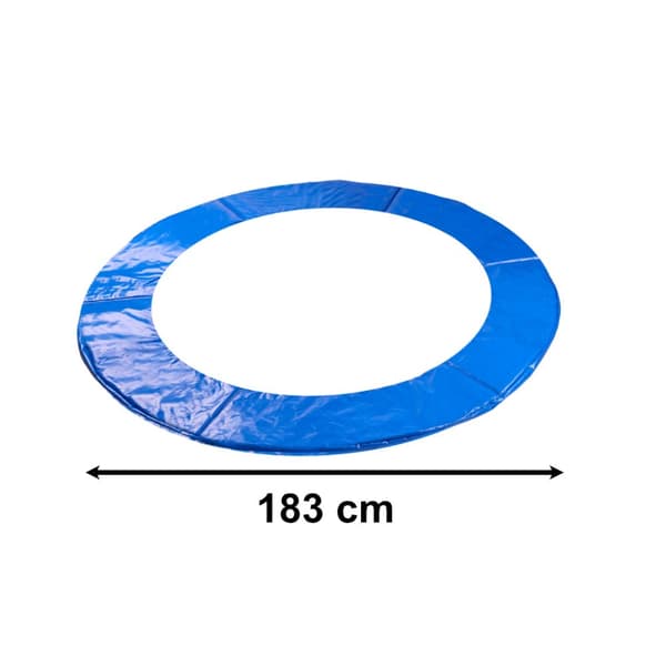 Trampolin fjäderskyddsskydd Skyddsmatta skumkrage för studsmatta 183cm 6ft