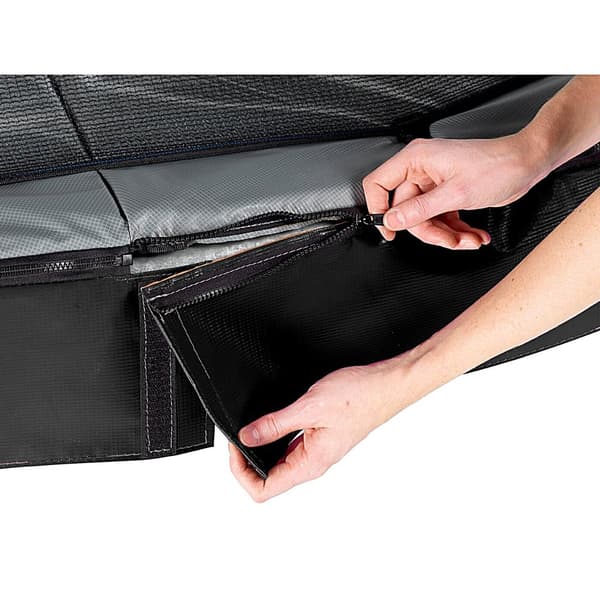 EXIT Elegant Premium studsmatta 244x427cm med Deluxe skyddsnät - svart