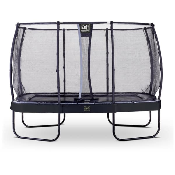 EXIT Elegant Premium trampolin 244x427cm med Deluxe sikkerhedsnet - sort