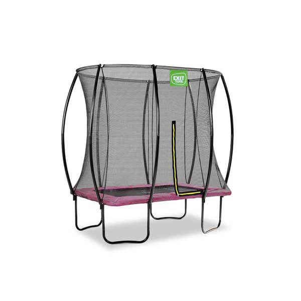EXIT Silhouette trampolin 153x214cm - lyserød