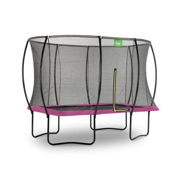 EXIT Silhouette trampolin 244x366cm - lyserød