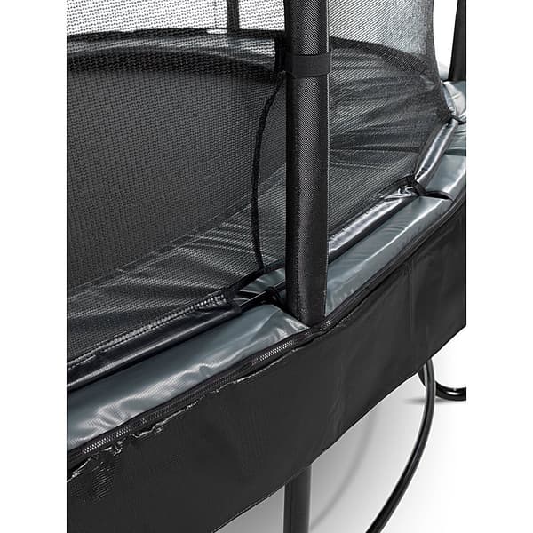 EXIT Elegant Premium studsmatta ø253cm med Deluxe skyddsnät - svart