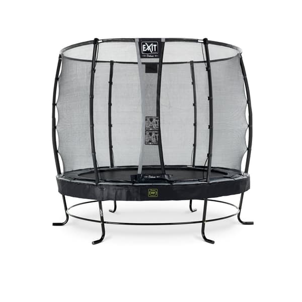 EXIT Elegant Premium trampolin ø253cm med Deluxe sikkerhedsnet - sort