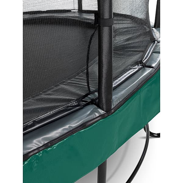 EXIT Elegant Premium studsmatta ø253cm med Deluxe skyddsnät - grön