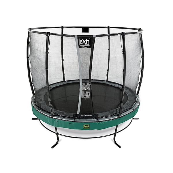 EXIT Elegant Premium studsmatta ø253cm med Deluxe skyddsnät - grön
