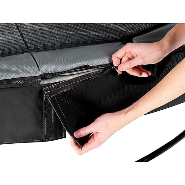 EXIT Elegant Premium trampolin ø366cm med Deluxe sikkerhedsnet - sort