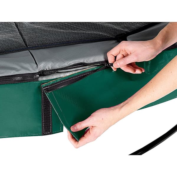 EXIT Elegant Premium studsmatta ø427cm med Deluxe skyddsnät - grön