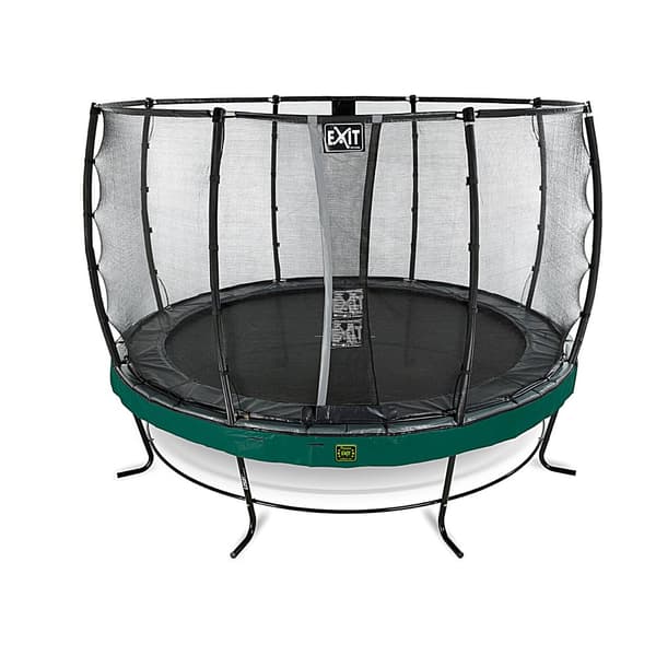 EXIT Elegant Premium studsmatta ø427cm med Deluxe skyddsnät - grön