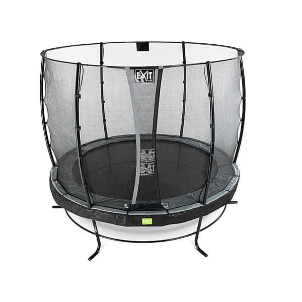 EXIT Elegant trampolin ø305cm med Economy sikkerhedsnet - sort