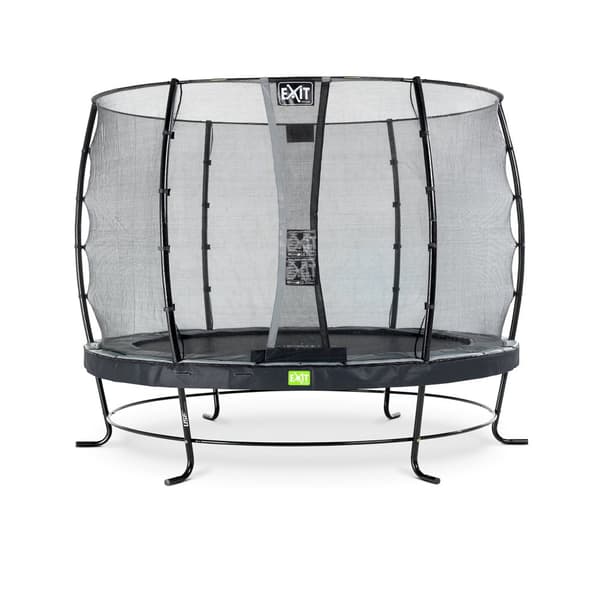 EXIT Elegant trampolin ø305cm med Economy sikkerhedsnet - sort