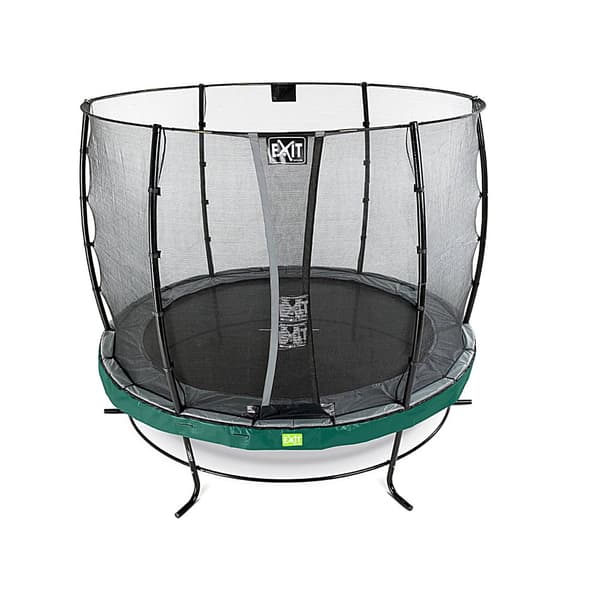 EXIT Elegant trampolin ø305cm med Economy sikkerhedsnet - grøn