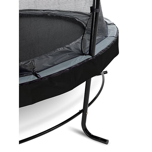EXIT Elegant studsmatta ø427cm med Economy skyddsnät - svart