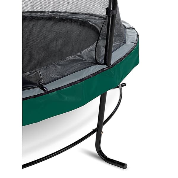 EXIT Elegant studsmatta ø427cm med Economy skyddsnät - grön
