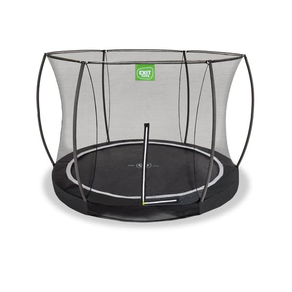 EXIT Black Edition nedgrävd studsmatta ø244cm - svart