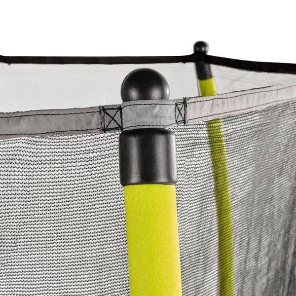EXIT Tiggy junior trampolin med sikkerhedsnet ø140cm - sort/grøn
