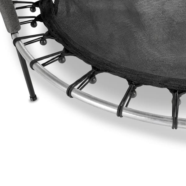 EXIT Tiggy junior trampolin med sikkerhedsnet ø140cm - sort/grøn