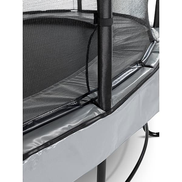 EXIT Elegant Premium studsmatta ø366cm med Deluxe skyddsnät - grå