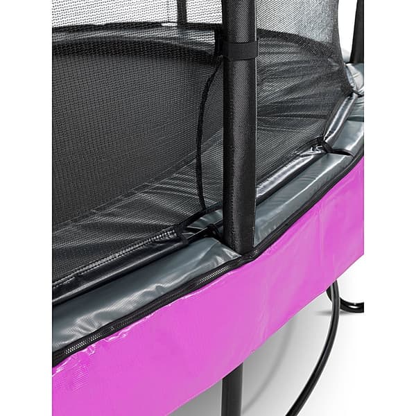 EXIT Elegant Premium trampolin ø427cm med Deluxe sikkerhedsnet - lilla