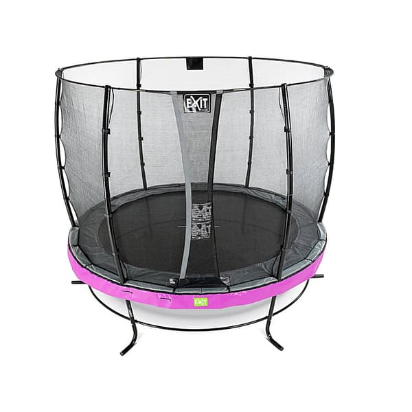 EXIT Elegant trampolin ø305cm med Economy sikkerhedsnet - lilla
