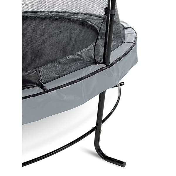 EXIT Elegant trampolin ø427cm med Economy sikkerhedsnet - grå