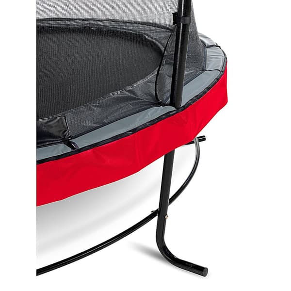 EXIT Elegant studsmatta ø427cm med Economy skyddsnät - röd