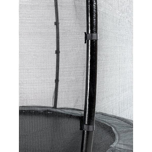 EXIT Elegant nedgravet trampolin 214x366cm med Economy sikkerhedsnet - blå