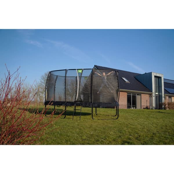 EXIT Allure Premium trampolin 244x427cm - sort