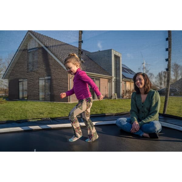 EXIT Allure Premium trampolin 244x427cm - sort