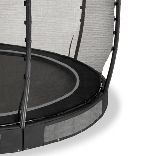 EXIT Allure Premium nedgravet trampolin ø366cm - sort