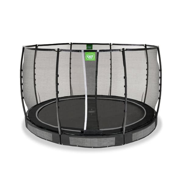 EXIT Allure Premium nedgravet trampolin ø366cm - sort