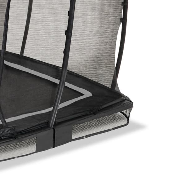 EXIT Allure Premium nedgravet trampolin 214x366cm - sort