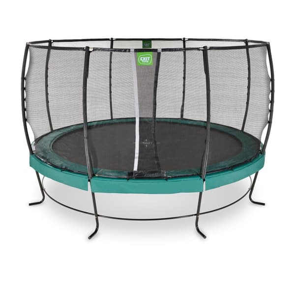 EXIT Lotus Premium trampolin ø427cm - grøn