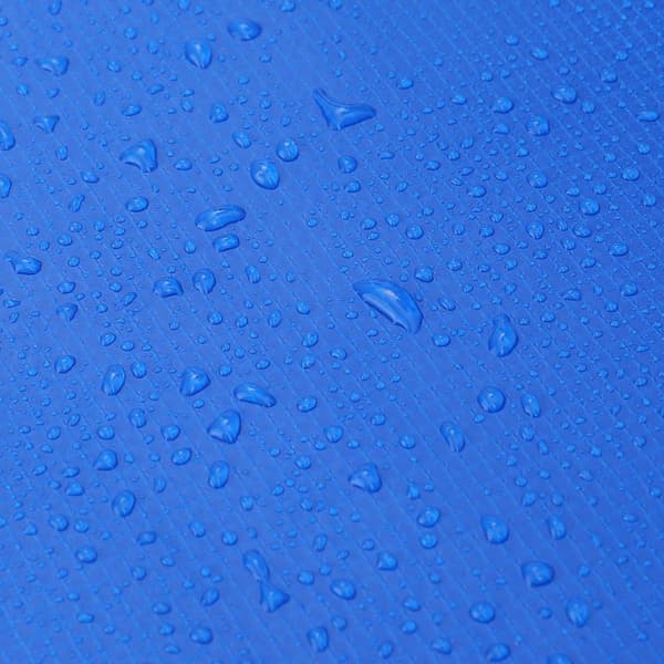 Rootz Trampolinkantskydd - Säkerhetsdyna - Skyddsstoppning - Förhindra skador - Diameter 244/305/366 cm - Blå PVC - PE-plast