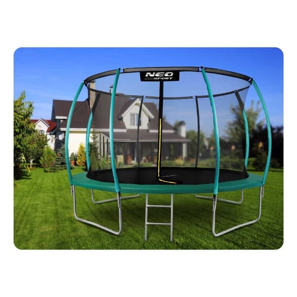 Profileret havetrampolin 14ft/435cm med Neo-Sport internt net
