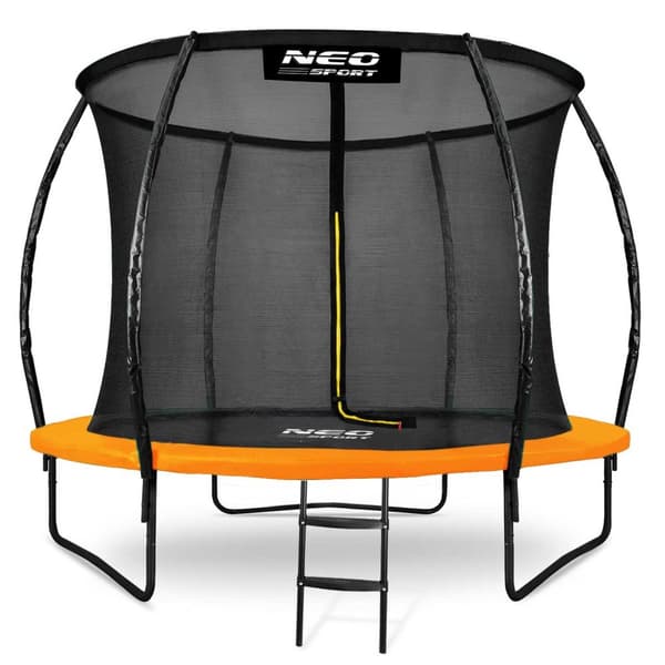 Profileret havetrampolin 8ft/252cm med Neo-Sport internt net