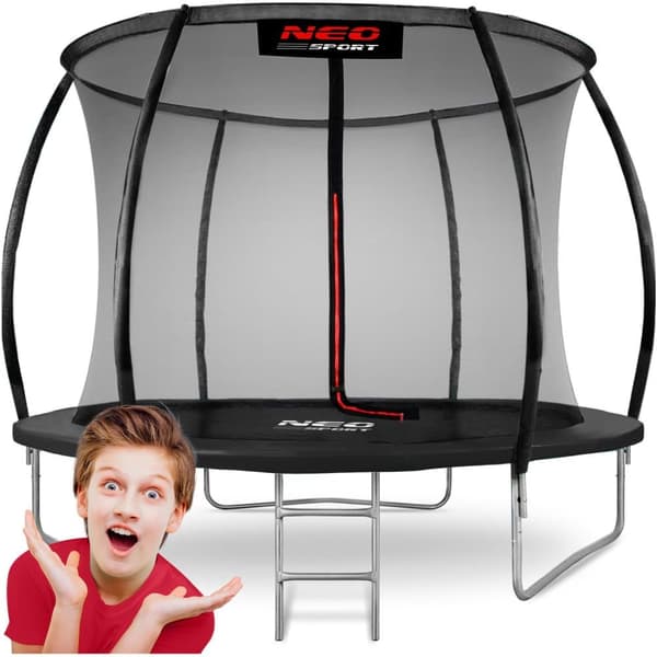 Profileret havetrampolin 8ft/252cm med Neo-Sport internt net
